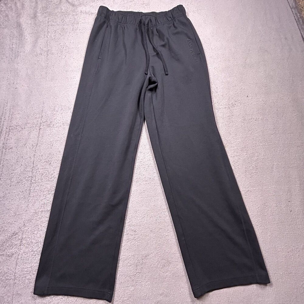 J.Lindeberg Club Pants Mens L Large Black Sweatpants Golf Athleisure Drawstring